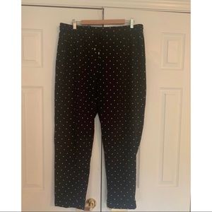 Michael Studio Collection polka dot Capris